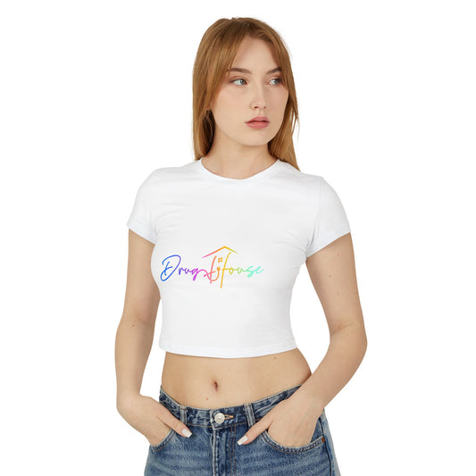 Colorful DrugHouse Cropped T-Shirt