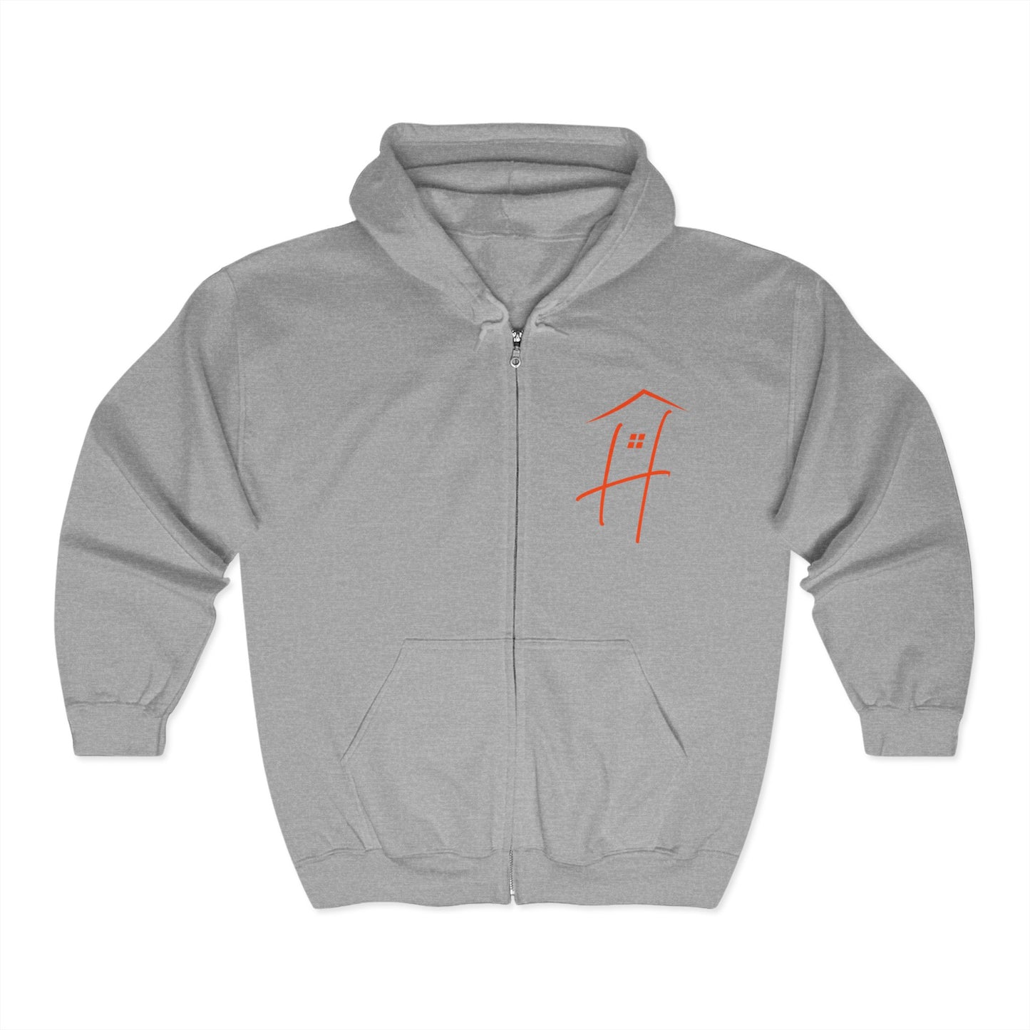 DrugHouse Zip Hooded Sweatshirt