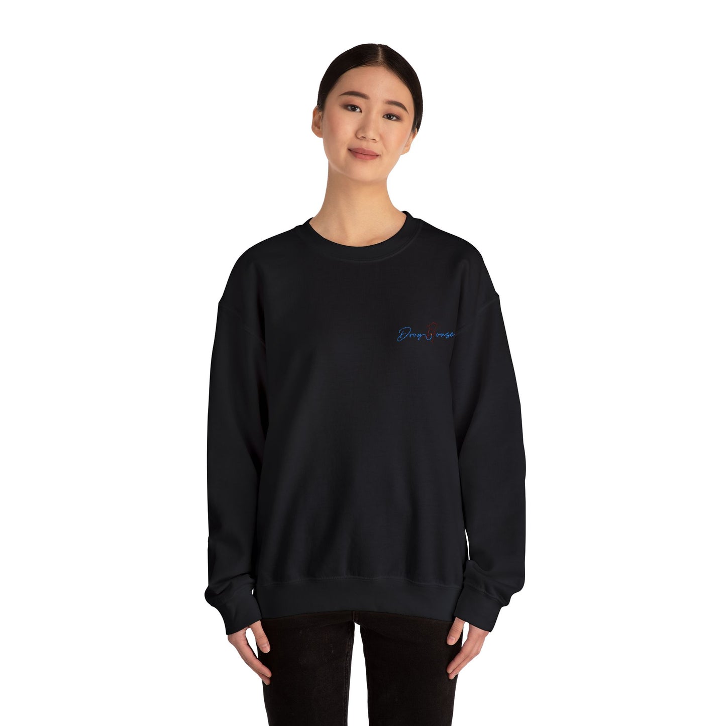 DrugHouse Embroidery Crewneck Sweatshirt