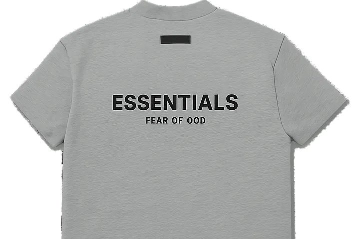 Fear of God Essentials Logo T-Shirt – Light Oatmeal – Size Medium