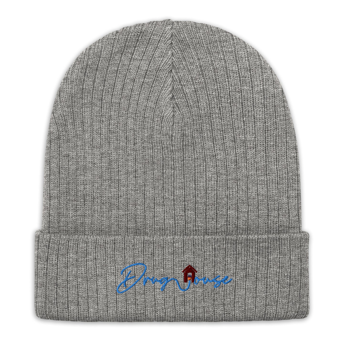 DrugHouse Embroidery Beanie
