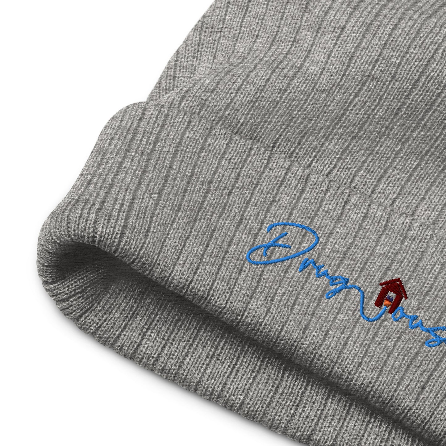 DrugHouse Embroidery Beanie