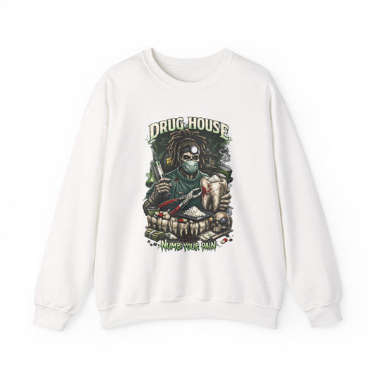DrugHouse Dentist Reaper Crewneck DTG