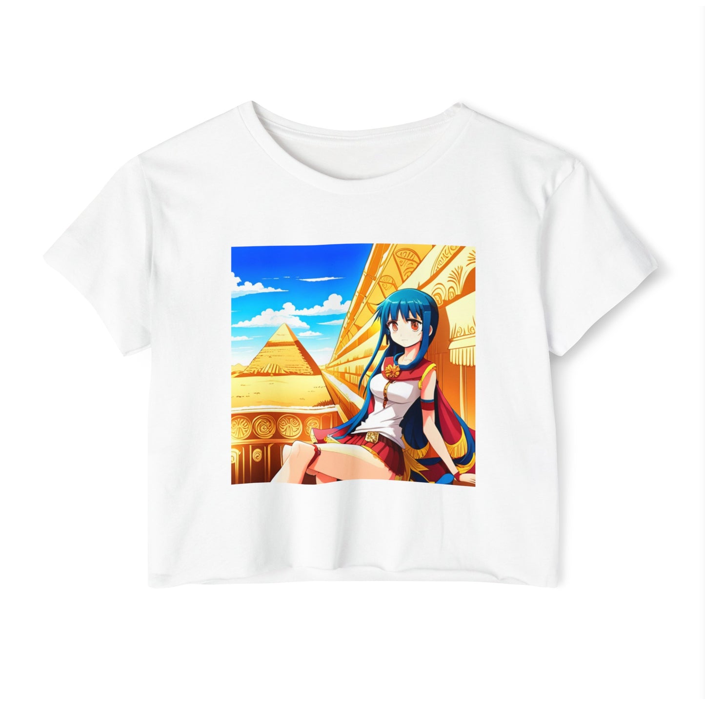 Women's Egypt Anime Crop Top