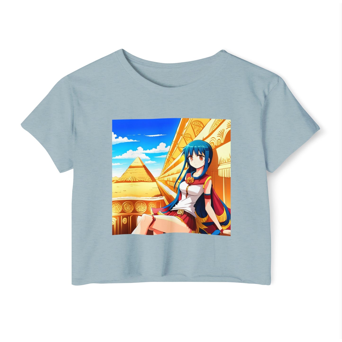 Women's Egypt Anime Crop Top