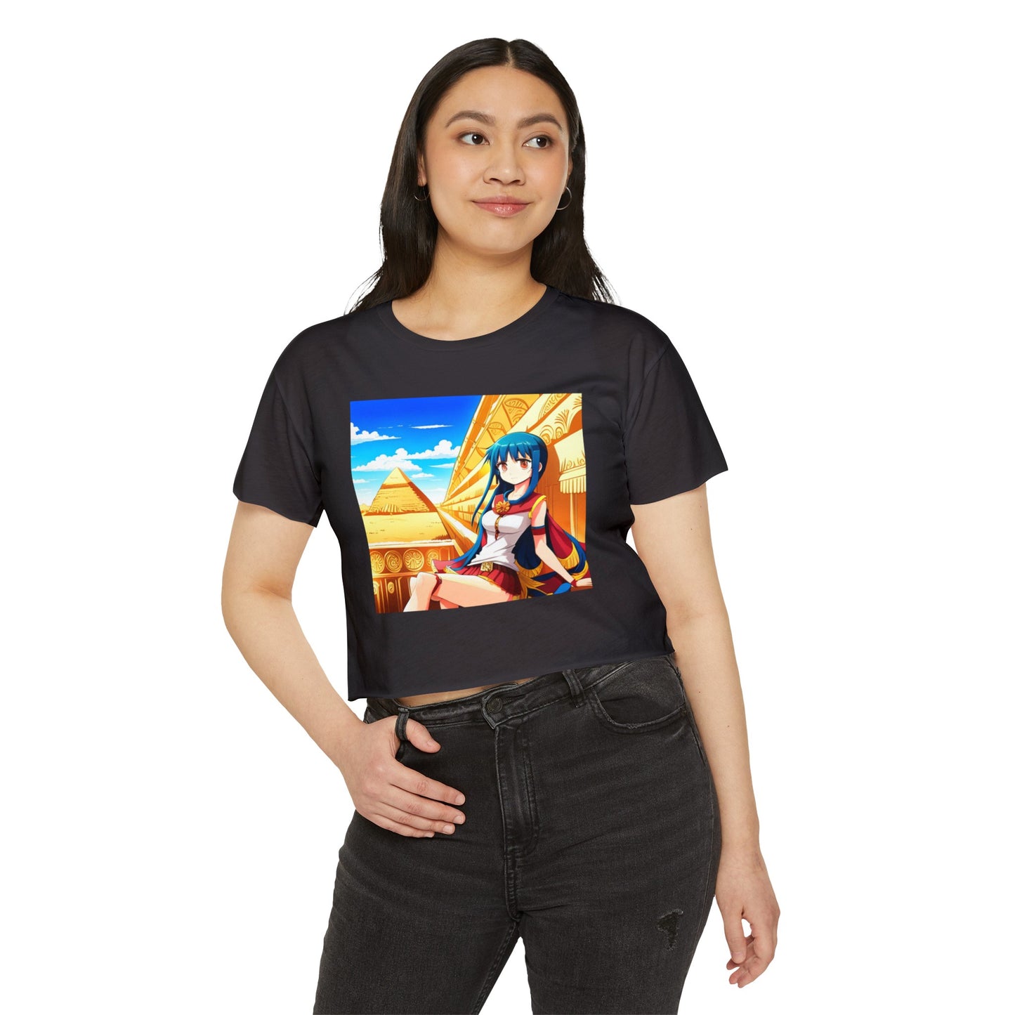 Women's Egypt Anime Crop Top