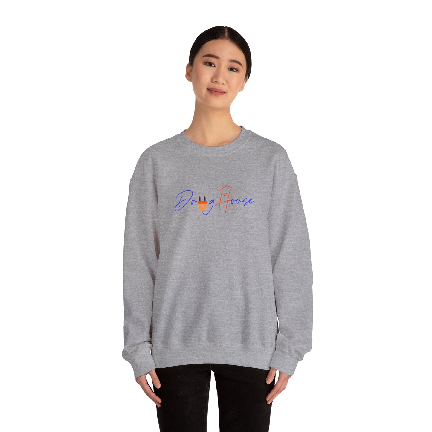 DrugHouse Logo Print Sweatshirt