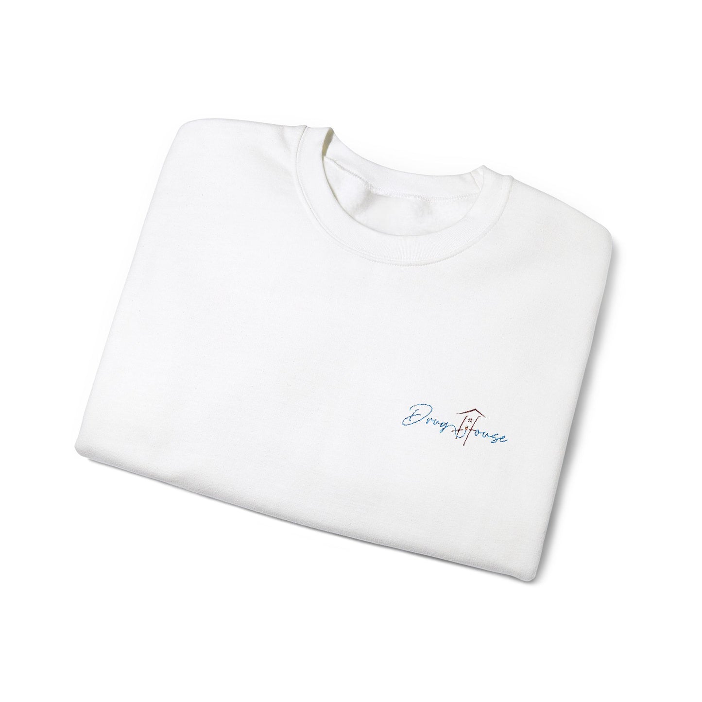 DrugHouse Embroidery Crewneck Sweatshirt