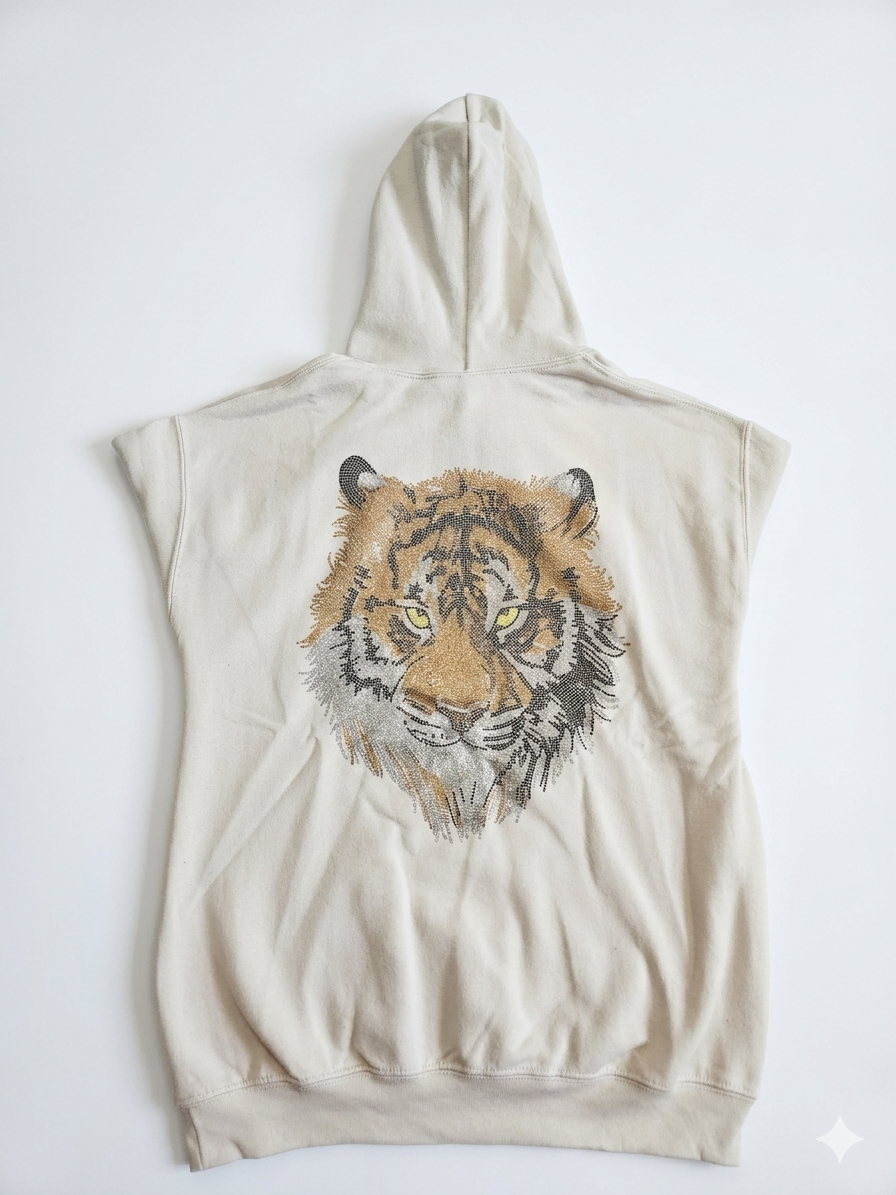 PlugHouse Tiger Rhinestone Hoodie