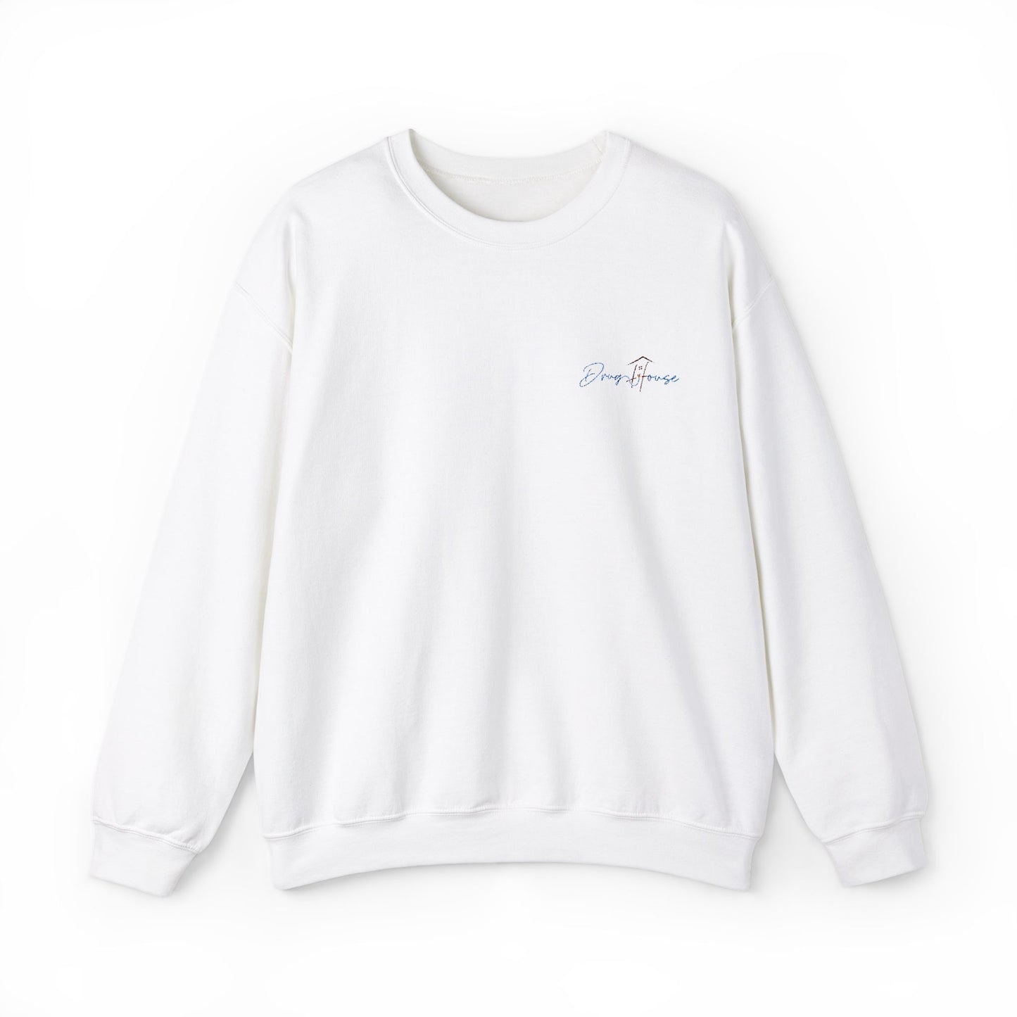DrugHouse Embroidery Crewneck Sweatshirt