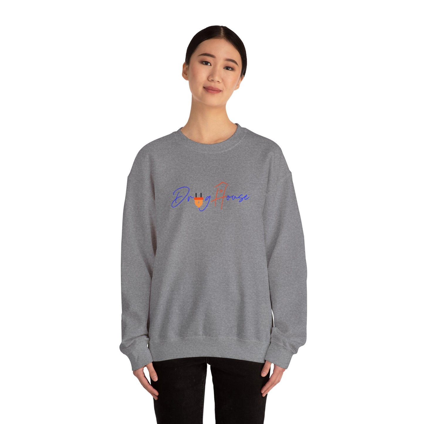 DrugHouse Logo Print Sweatshirt