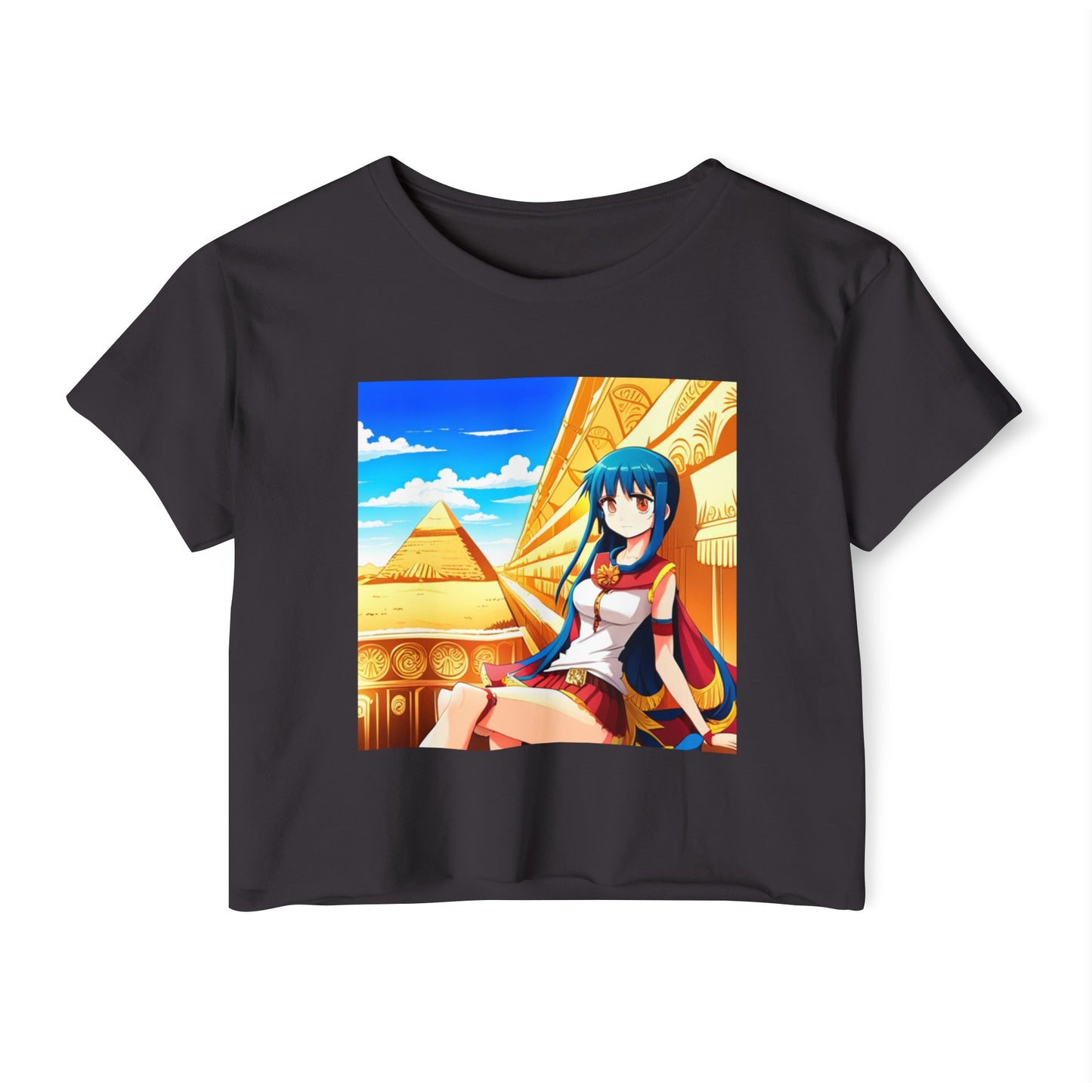 Women's Egypt Anime Crop Top