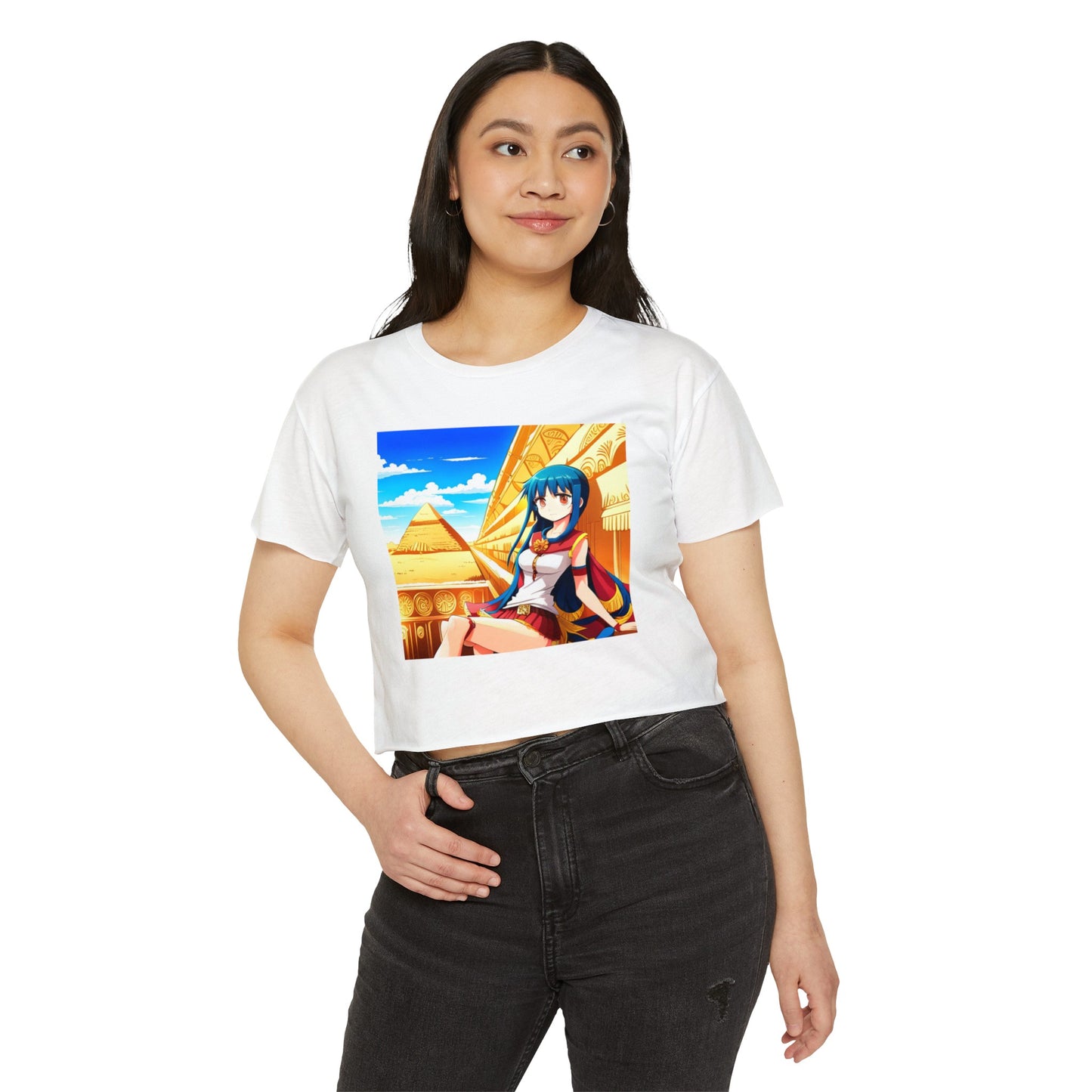 Women's Egypt Anime Crop Top