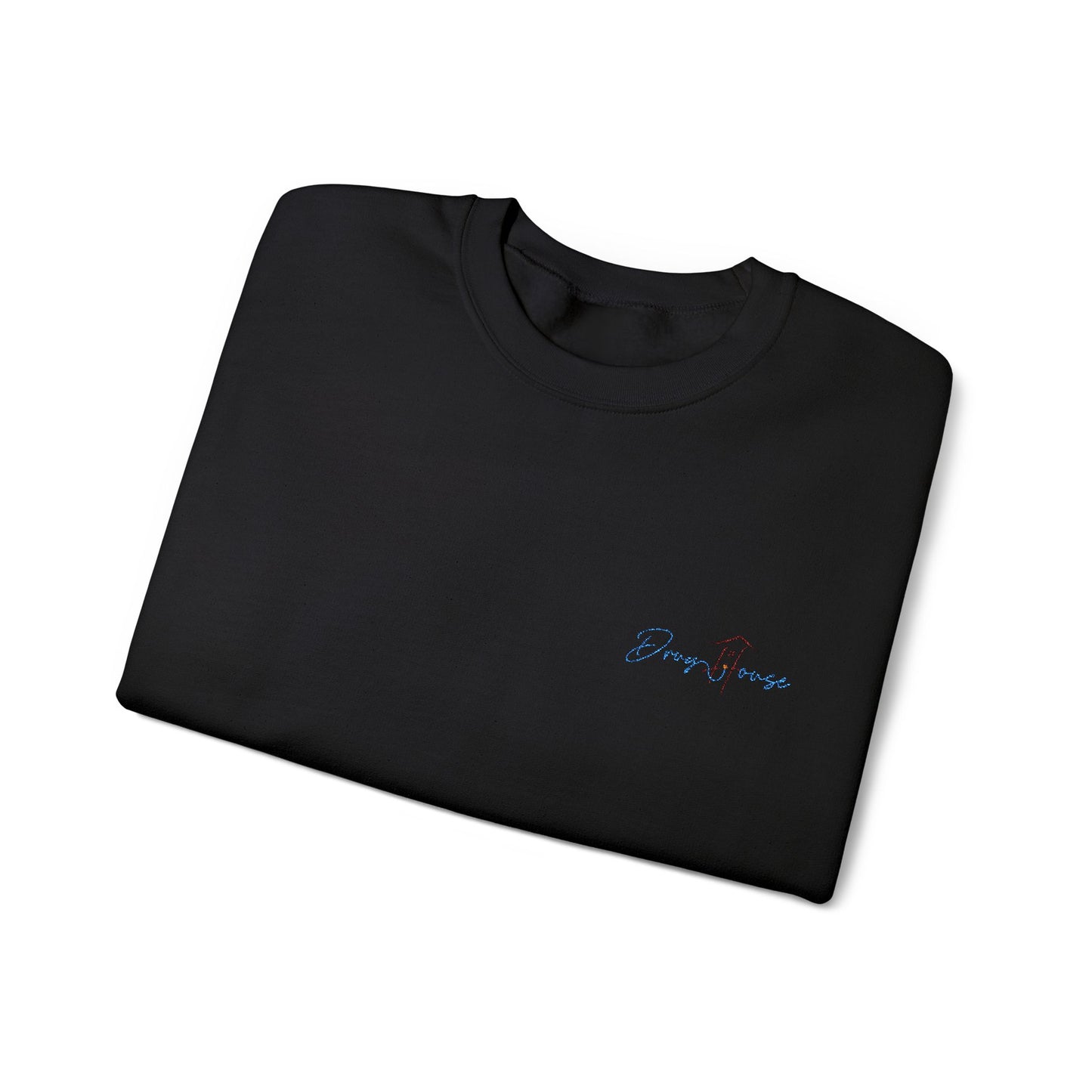DrugHouse Embroidery Crewneck Sweatshirt