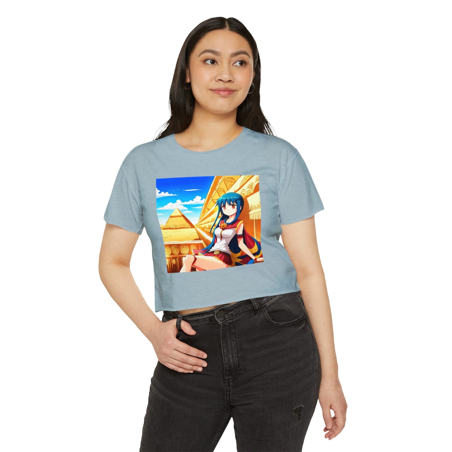 Women's Egypt Anime Crop Top