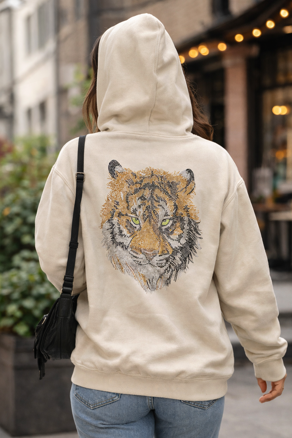 PlugHouse Tiger Rhinestone Hoodie