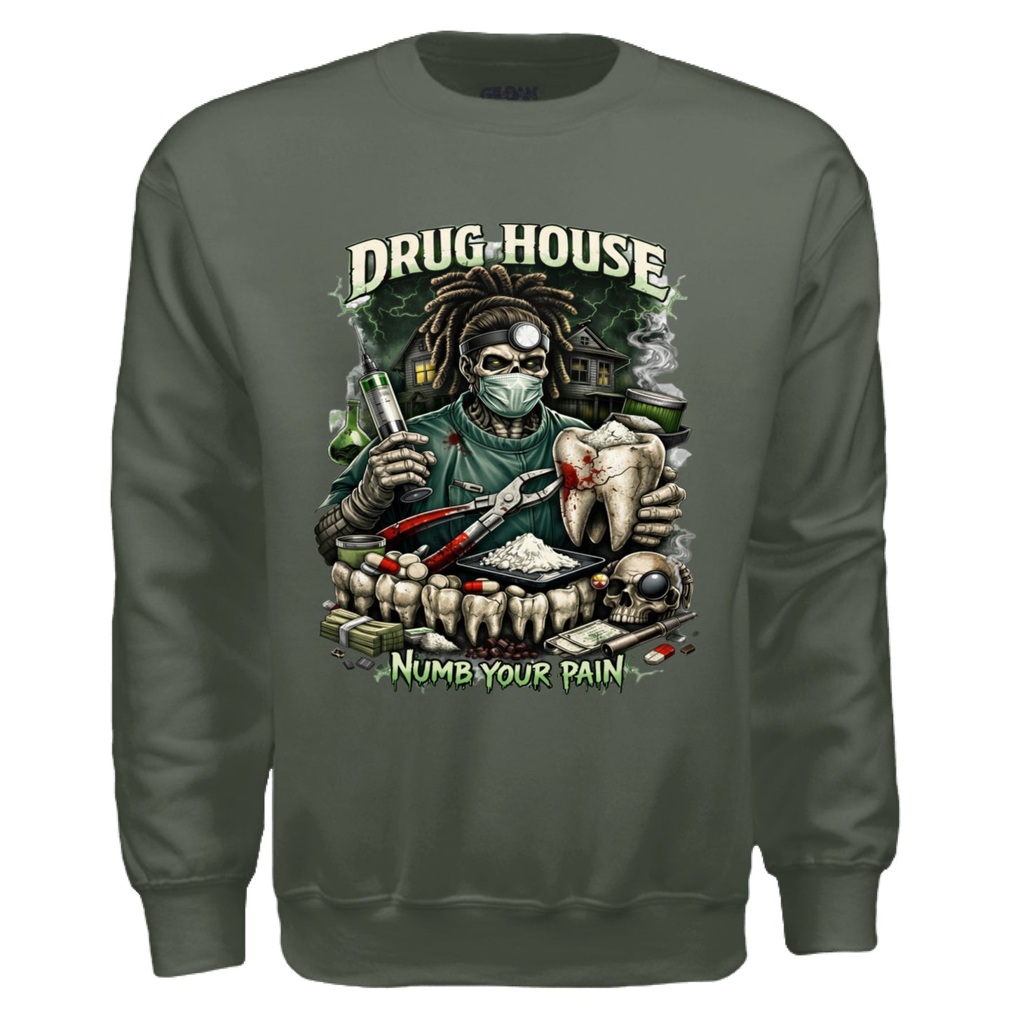 MILITARY GREEN - FRONT