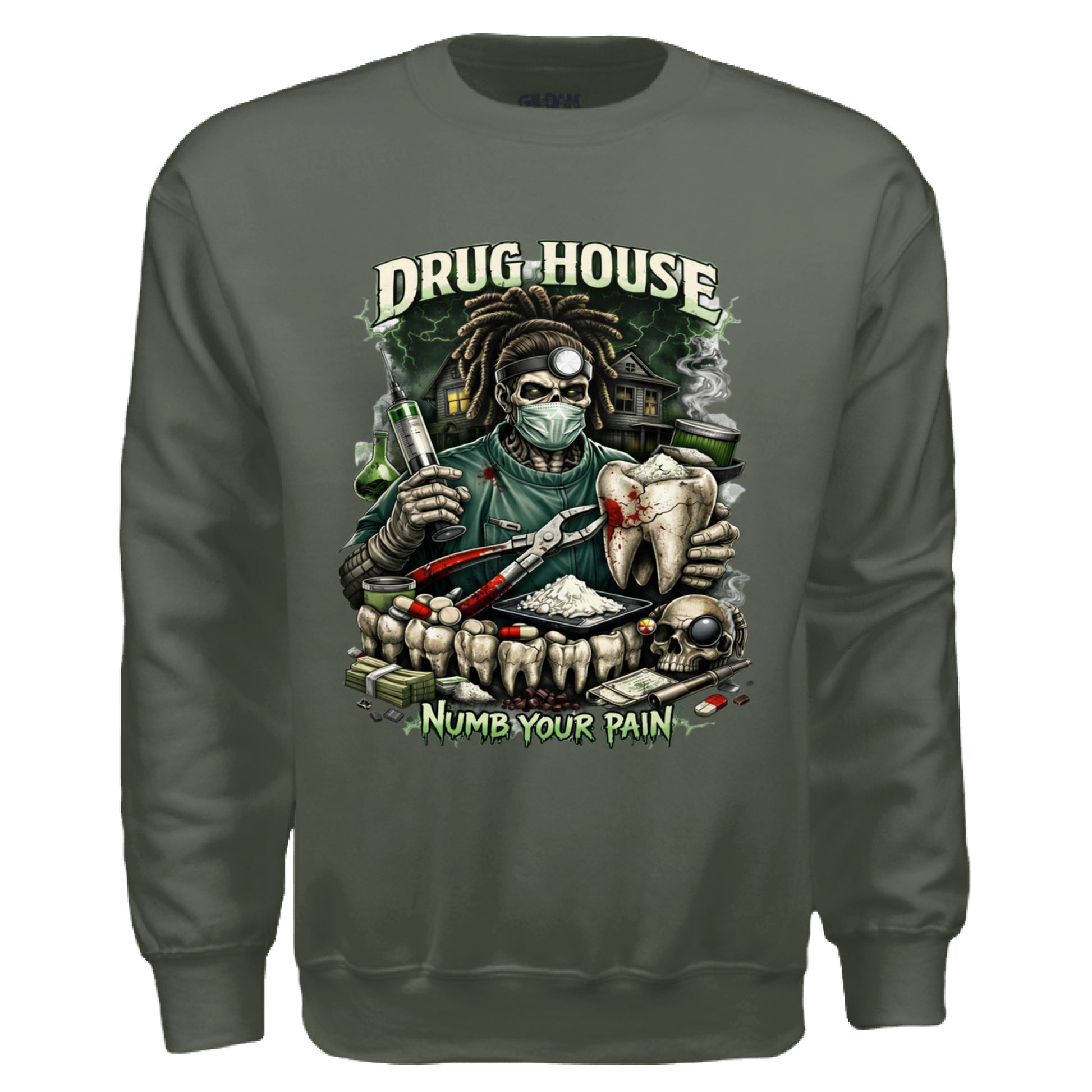 MILITARY GREEN - FRONT