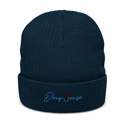 DrugHouse Embroidery Beanie