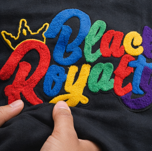 BLACK ROYALTY 👑
Crewneck

Premium chenille embroidery crewneck,Wear the crown. Move with purpose.
