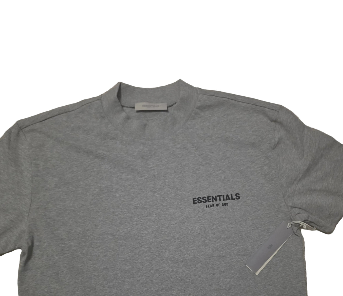 Fear of God Essentials Logo T-Shirt – Light Oatmeal – Size Medium