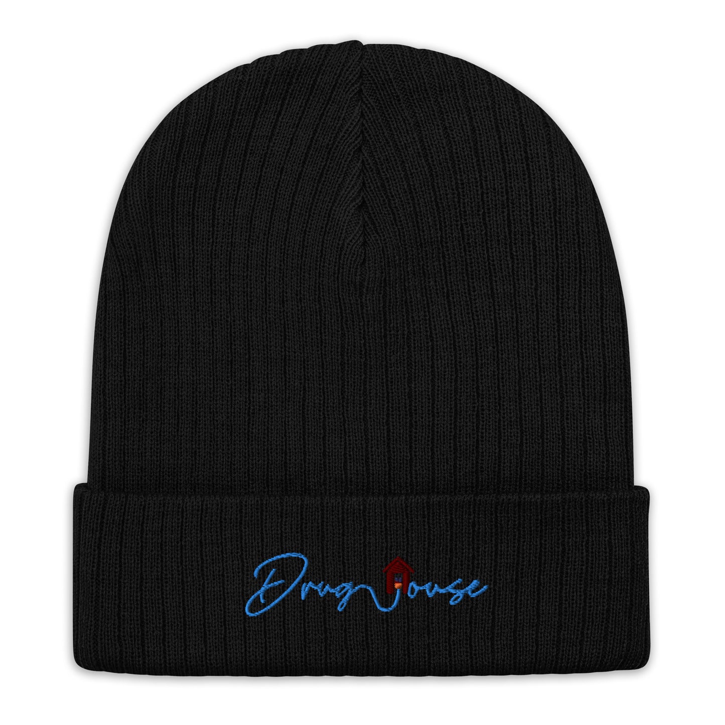 DrugHouse Embroidery Beanie