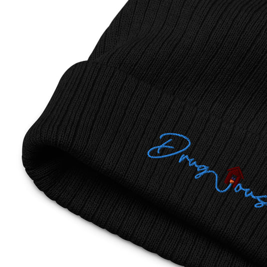 DrugHouse Embroidery Beanie