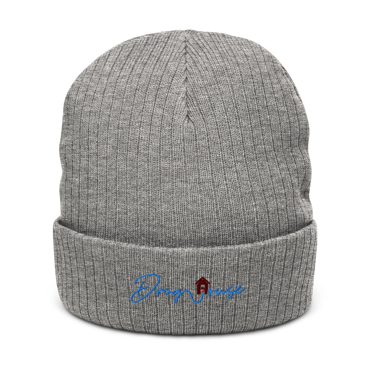 DrugHouse Embroidery Beanie