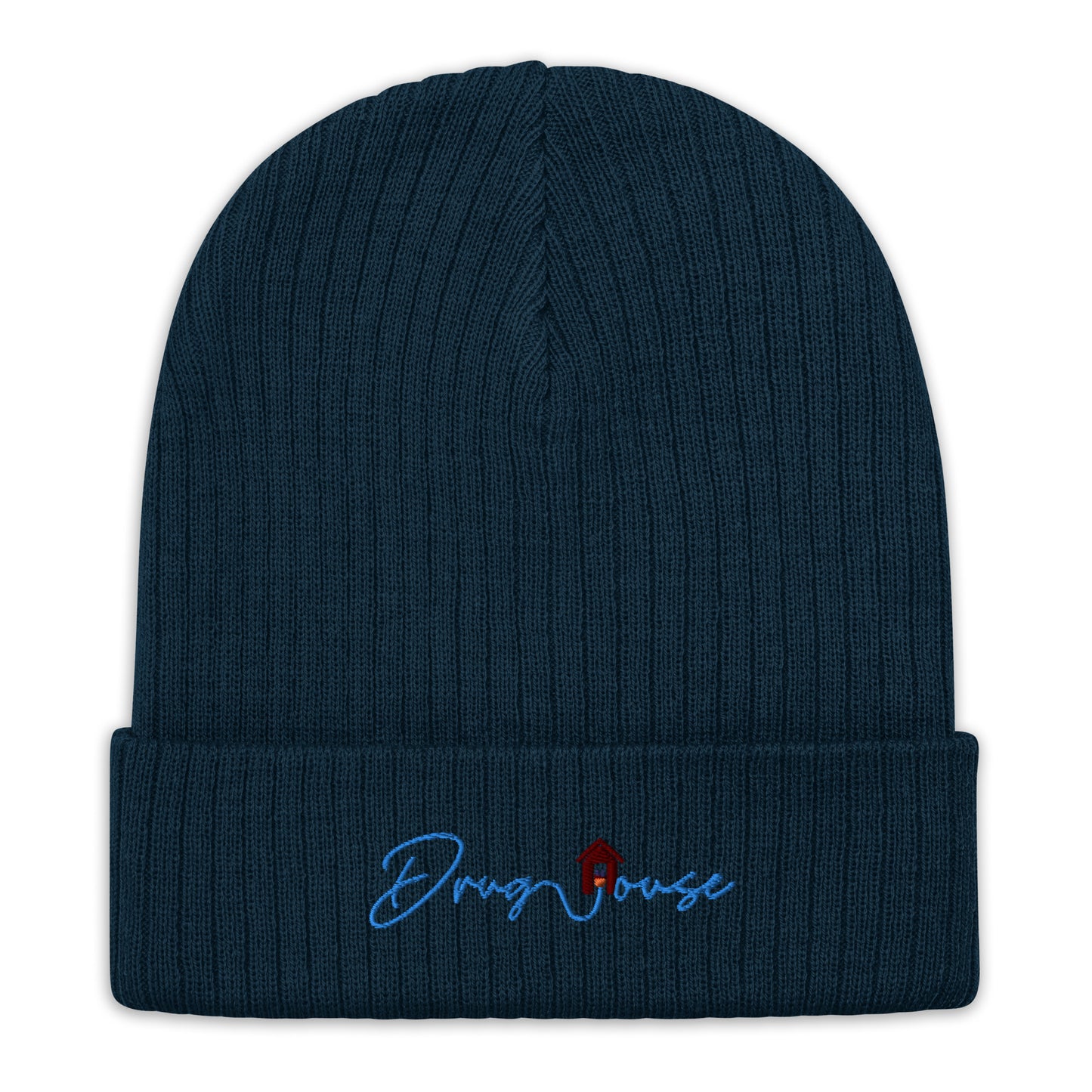 DrugHouse Embroidery Beanie